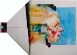 Miguel Collantes Depaz_Escucha_ Acuarela sobre papel_ 56 x 75 x 5 cms.